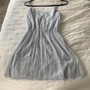Light blueish gray, abercrombie dress, size xsmall